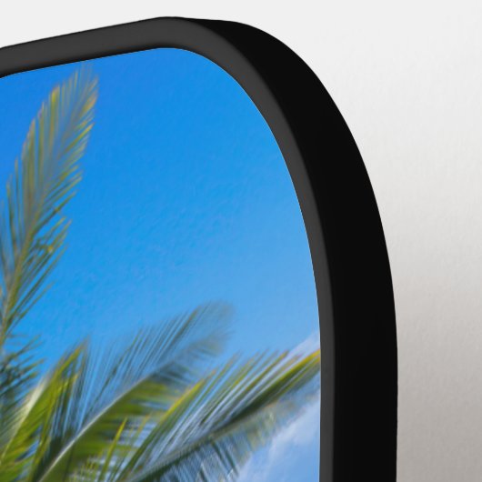 Monogram Tropische Beach Palm Trees Pickleball Paddle (Links Detail)