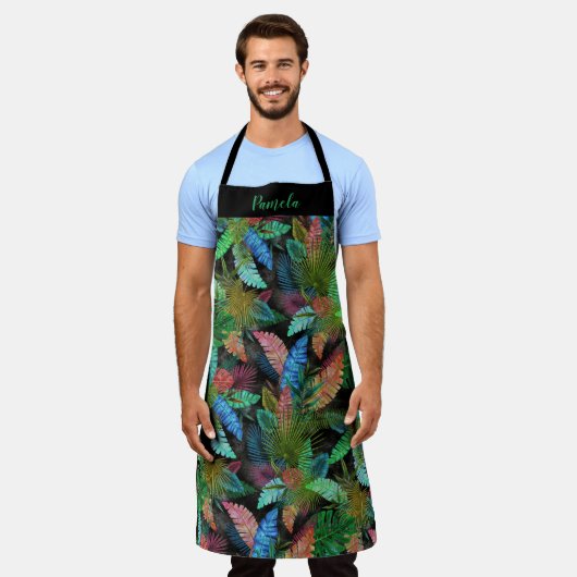 Monogram Tropische Bladeren Schort (Gedragen)