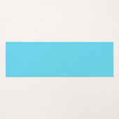 Monogram Tropische Blauwe Gele Vis Illustratie Yogamat (Achterkant (horizontaal))