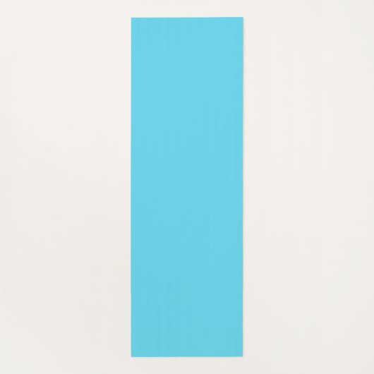 Monogram Tropische Blauwe Gele Vis Illustratie Yogamat (Achterkant)