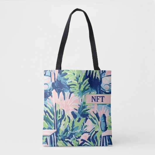 Monogram Tropische Bloemengolf Tas (Voorkant)