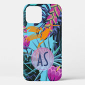 Monogram Tropische Foliage Case-Mate iPhone Case (Achterkant)