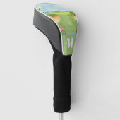 Monogram Tropische Golfbaan Golfheadcover (Schuin)