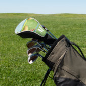 Monogram Tropische Golfbaan Golfheadcover (Insitu)