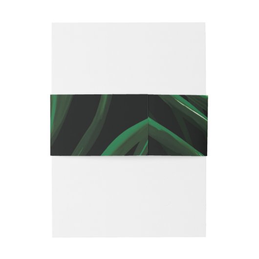 Monogram Tropische Neon Arches Palm Tree Bruiloft Uitnodigingen Wikkel (Achterkant Voorbeeld)