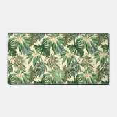 Monogram tropische palmbladeren bureaumat (Voorkant)