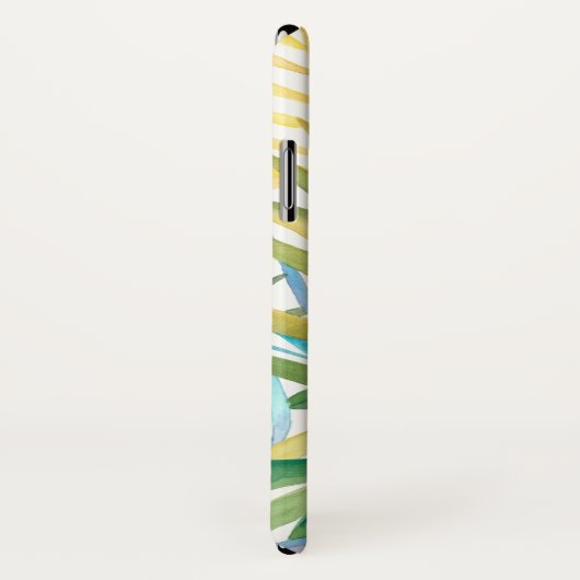 Monogram | Tropische palmbladeren Case-Mate iPhone Case (Achterkant / rechts)