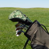 Monogram tropische palmbladeren golfheadcover (Insitu)