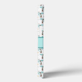Monogram Tropische Palmboom Zonneschijn Strand Tea Case-Mate iPhone Case (Achterkant / Rechts)