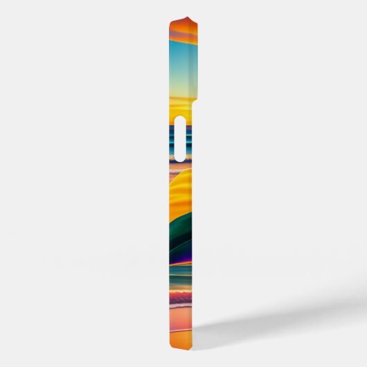 Monogram Tropische Paradise Flowers Case-Mate iPhone Case (Achterkant / Rechts)