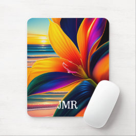 Monogram Tropische Paradise Flowers Muismat