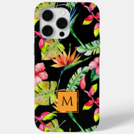 Monogram tropische tuin iPhone 15 pro max hoesje