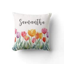 Monogram Tulpen Lente Bloemen Kleurrijk & Vrolijk