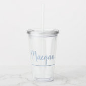 MONOGRAM Tumbler Acryl Drinkbeker (Voorkant)