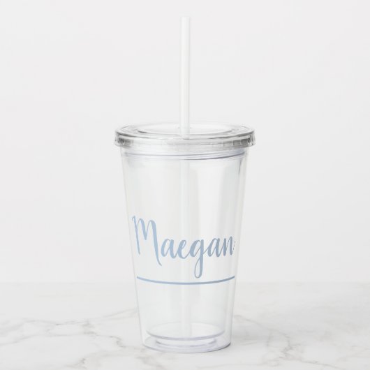 MONOGRAM Tumbler Acryl Drinkbeker (Voorkant)