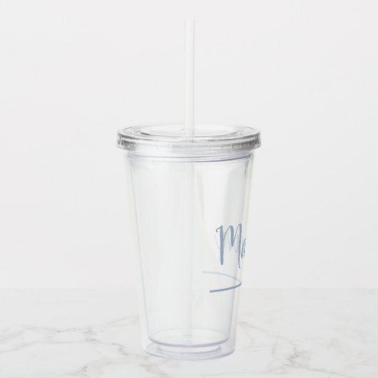 MONOGRAM Tumbler Acryl Drinkbeker (Rechts)
