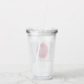 MONOGRAM Tumbler Acryl Drinkbeker (Achterkant)