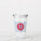 MONOGRAM Tumbler Acryl Drinkbeker (Voorkant)