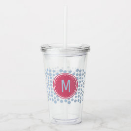 MONOGRAM Tumbler Acryl Drinkbeker