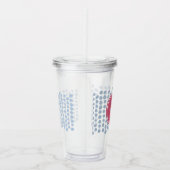 MONOGRAM Tumbler Acryl Drinkbeker (Rechts)