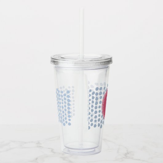 MONOGRAM Tumbler Acryl Drinkbeker (Rechts)