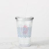 MONOGRAM Tumbler Acryl Drinkbeker (Achterkant)