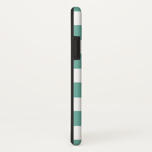 monogram turquoise en blush preppy strees Case-Mate iPhone case (Achterkant / rechts)