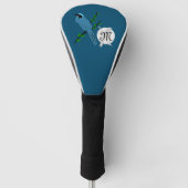  Monogram Turquoise Jay Bird Golfheadcover (Voorkant)