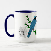 Monogram Turquoise Jay Bird Mok (Links)