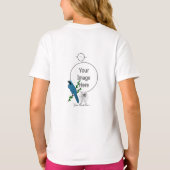  Monogram Turquoise Jay Bird T-shirt (Achterkant)