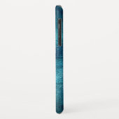 Monogram Turquoise Mandala Waterverf Pattern Case-Mate iPhone Case (Achterkant/links)