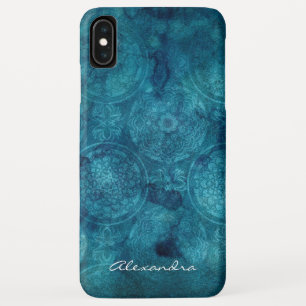 Monogram Turquoise Mandala Waterverf Pattern Case-Mate iPhone Case