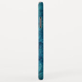 Monogram Turquoise Mandala Waterverf Pattern Case-Mate iPhone Case (Achterkant/rechts)