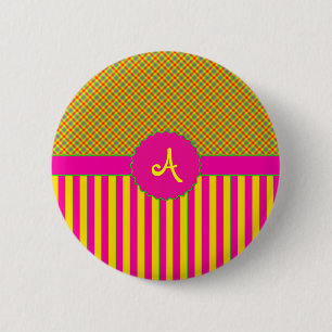Monogram Tutti Frutti Gele Button