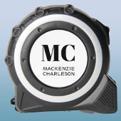 Monogram Twee Initialen Naam Aangepast Rolmaat