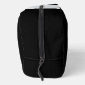 Monogram Twee Tone Modern Zwart en Lichtgrijs Toilettasje (Rechts)