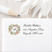 Monogram  Twig en Wildflower Krans Etiket (Insitu)