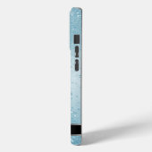 Monogram Twinkle Ombre - Baby Blue Case-Mate iPhone Case (Achterkant / Links)