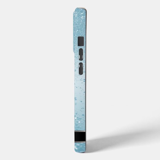 Monogram Twinkle Ombre - Baby Blue Case-Mate iPhone Case (Achterkant / Links)