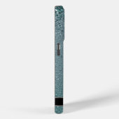 Monogram Twinkle Ombre - Blauwgroen Case-Mate iPhone Case (Achterkant / Rechts)