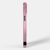 Monogram Twinkle Ombre - Roze Case-Mate iPhone Case (Achterkant / Rechts)