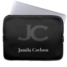 Monogram Typografie Minimale laptophoes