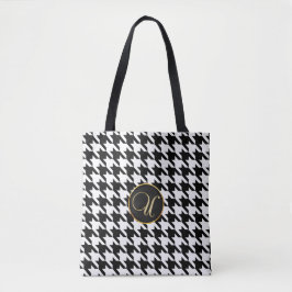 Monogram U Hounds tand canvas tas
