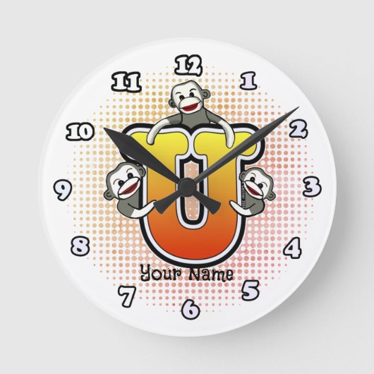 Monogram U Sok Aap klok (Voorkant)