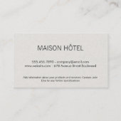 Monogram | Uitbreiding van het element 2 Visitekaartje (Achterkant)