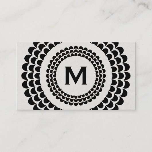 Monogram | Uitbreiding van het element 2 Visitekaartje (Voorkant)