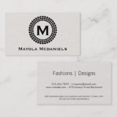 Monogram | Uitbreiding van het element 3 Visitekaartje (Voorkant / Achterkant)