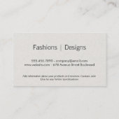 Monogram | Uitbreiding van het element 3 Visitekaartje (Achterkant)