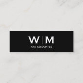 Monogram | Uitvoerend | Mini Visitekaartje (Voorkant)