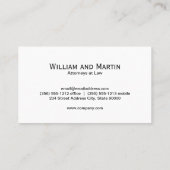 Monogram | Uitvoerend Patroon Visitekaartje (Achterkant)